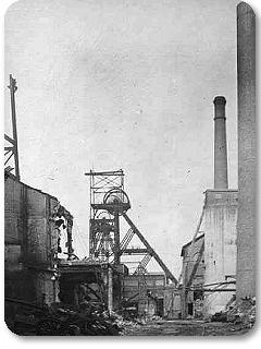 The colliery during demolition